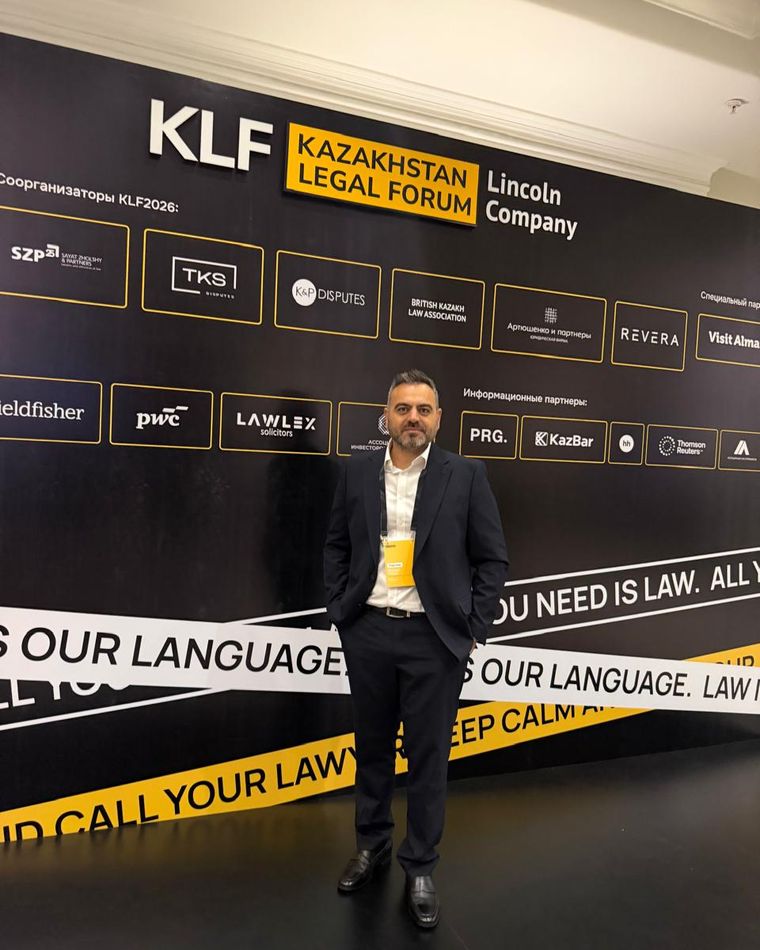 Nicolas Trikkis at the Kazakhstan Legal Forum 2026, Rixos Almaty